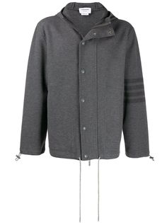 Thom Browne куртка с капюшоном и полосками 4-Bar