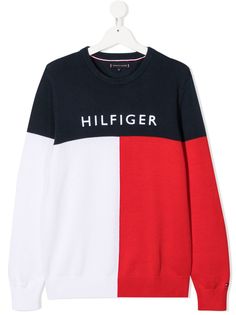 Tommy Hilfiger Junior толстовка в стиле колор-блок