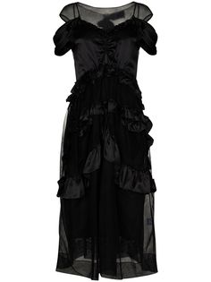 Simone Rocha платье миди Skeleton