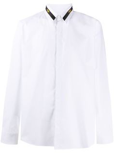 Fendi рубашка с длинными рукавами и логотипом