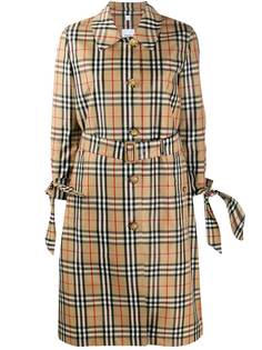 Burberry пальто в клетку Vintage Check