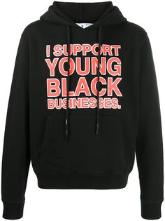 Off-White худи I Support Young Black Businesses