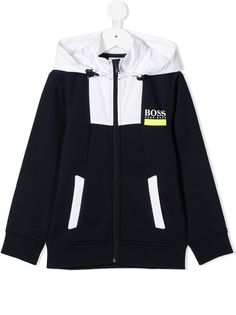 BOSS Kidswear спортивная куртка со вставками