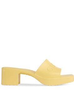 Gucci мюли с логотипом