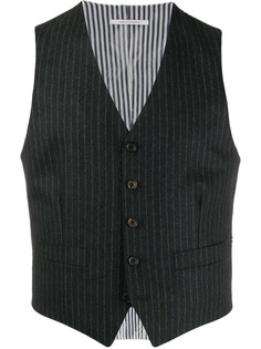 Thom Browne фланелевый жилет в полоску