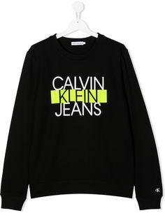 Calvin Klein Kids толстовка с контрастным логотипом