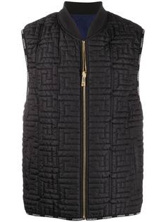 Versace дутый жилет Greca Key