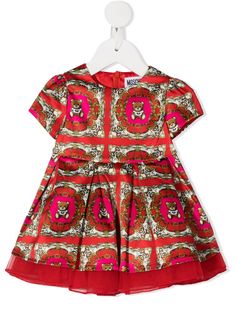 Moschino Kids платье со складками