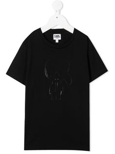 Karl Lagerfeld Kids футболка с логотипом