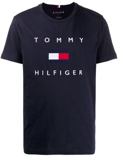 Tommy Hilfiger футболка из органического хлопка с логотипом