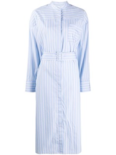 MSGM платье-рубашка с контрастными полосками