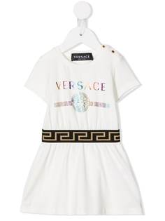 Versace Kids платье-футболка с принтом Medusa