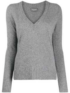 Zadig&Voltaire кашемировый джемпер с V-образным вырезом