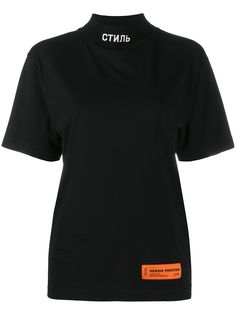 Heron Preston футболка с высоким воротником