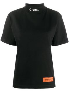 Heron Preston футболка с высоким воротником
