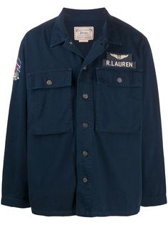 Polo Ralph Lauren куртка-рубашка в стиле милитари