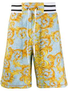 Versace Jeans Couture спортивные шорты с принтом Barocco