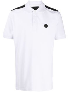 Philipp Plein рубашка поло Istitutional с нашивкой-логотипом