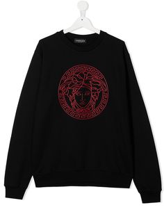 Versace Kids толстовка с логотипом Medusa