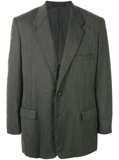 Yohji Yamamoto Pre-Owned пиджак на пуговицах