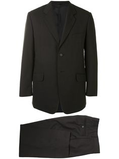 Yohji Yamamoto Pre-Owned пиджак в тонкую полоску с заостренными лацканами