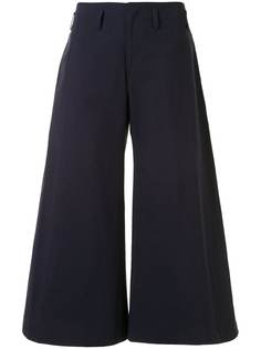 Yohji Yamamoto Pre-Owned широкие брюки средней посадки