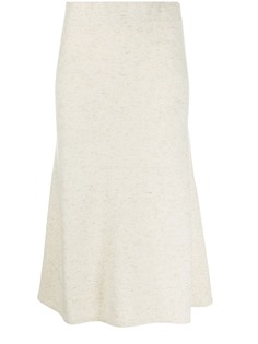 Agnona трикотажная юбка с завышенной талией