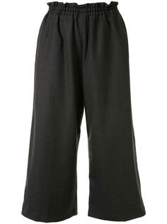 Yohji Yamamoto Pre-Owned брюки свободного кроя с эластичным поясом