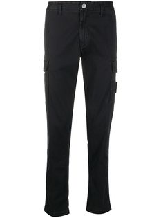 Stone Island узкие брюки карго