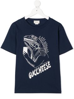 Gucci Kids футболка с принтом Guccheese