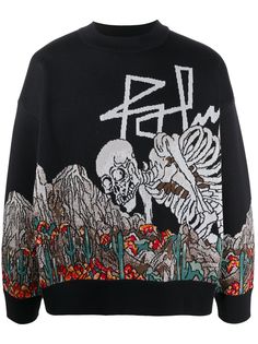 Palm Angels жаккардовая толстовка