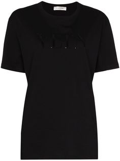 Valentino футболка с логотипом VLTN из пайеток