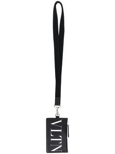 Valentino Garavani картхолдер на молнии с логотипом VLTN