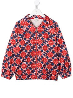 Gucci Kids куртка на молнии с логотипом