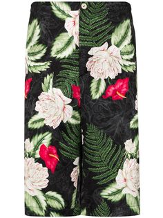 Gucci шорты с цветочным принтом
