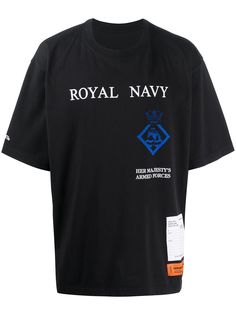 Heron Preston футболка с принтом Royal Navy