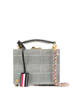 Thom Browne клатч в клетку Prince of Wales