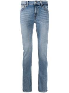 7 For All Mankind узкие джинсы средней посадки