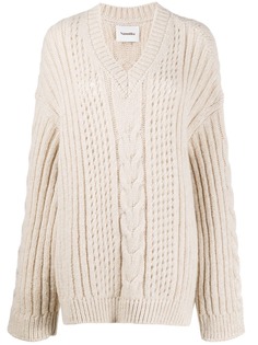 Nanushka джемпер Arwan фактурной вязки