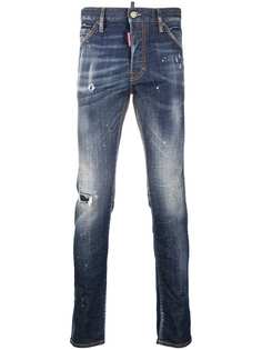 Dsquared2 джинсы с эффектом потертости