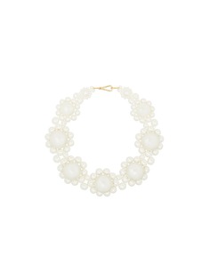 Simone Rocha колье с цветочным декором из жемчуга