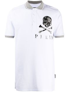 Philipp Plein рубашка поло с принтом