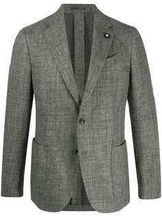 Lardini однобортный пиджак узкого кроя