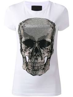 Philipp Plein футболка с принтом Skull