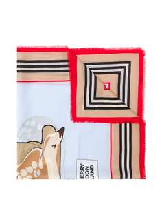 Burberry Kids платок с принтом Dear