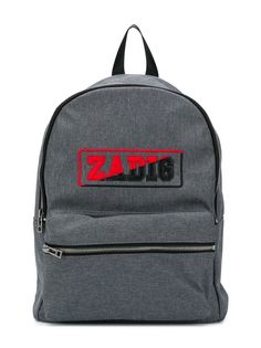Zadig & Voltaire Kids рюкзак с вышитым логотипом