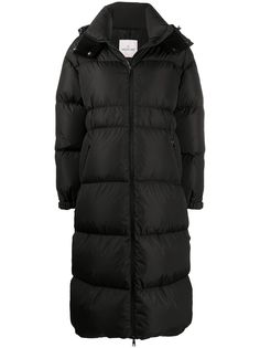 Moncler длинный пуховик