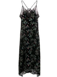 Zadig&Voltaire платье с цветочным принтом