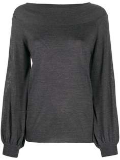 P.A.R.O.S.H. джемпер с вырезом-лодочкой