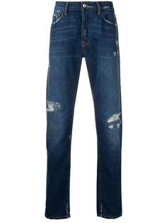 Marcelo Burlon County of Milan прямые джинсы с эффектом потертости